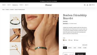 Dianne - Modern Jewelry Store WooCommerce WordPress Theme